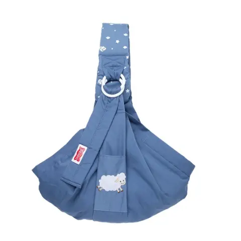 Gendongan Samping Dialogue Baby 6in1 M-Shape Baby Sheep Series - DGG4315 Pink Blue Empuk 1