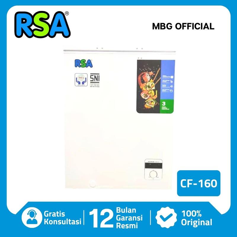 Chest Freezer RSA CF-160 Kulkas Freezer Box 144 Liter Original - Shop ...