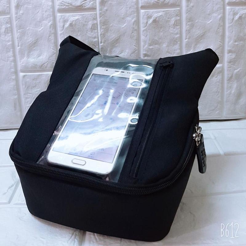 Túi treo đầu xe máy chạy giao hàng - Túi treo xe chạy Grab Go Việt Shipper - Túi treo ghi đông xe chạy Grap Phụ Tùng Phụ Kiện