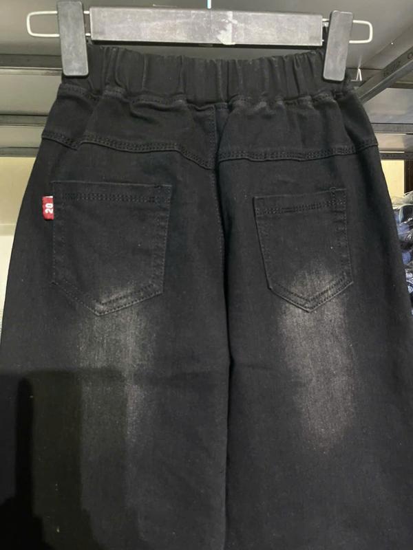 Quần jean A29 cho bé gái co giãn 4 chiều, size từ 20-60kg, dài quần 70-94cm, nơ ống suông, giá 125k 3