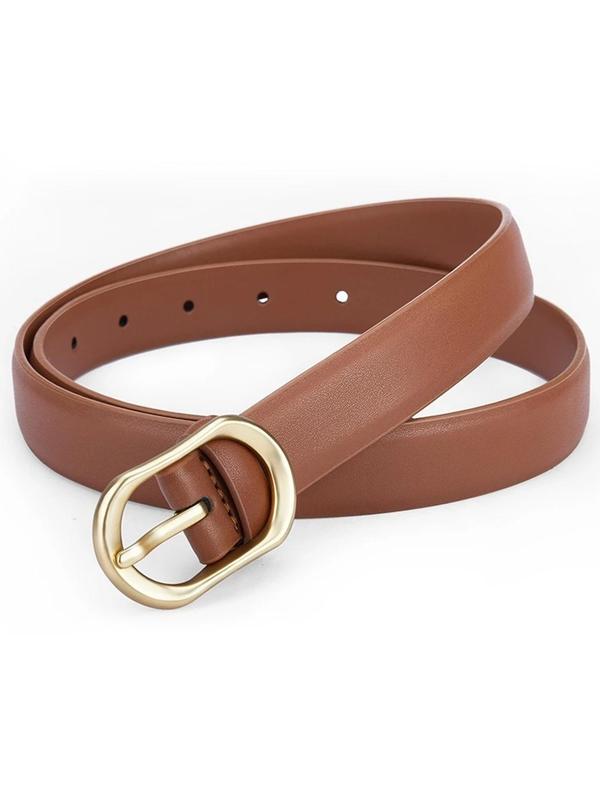 Durable Pin Buckle Women's Belt, Durable Two Layer Split Leather Belt, Trendy All-match & Exquisite Belt for Birthday Gift 4