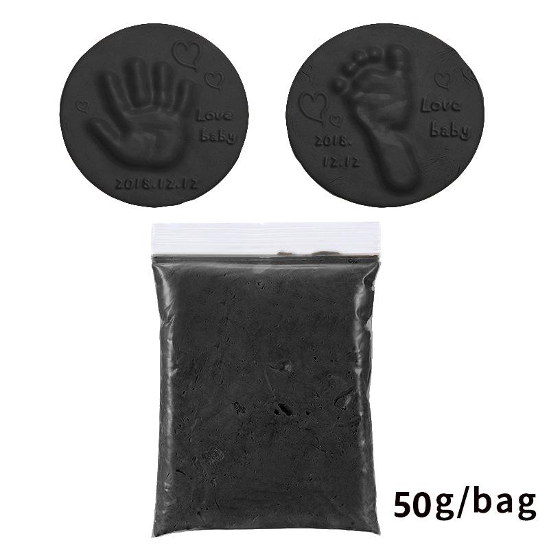 Product Introduction of Bùn Dấu Tay Và Dấu Chân, 50g mỗi túi, Vật Liệu Mềm, Lông Mịn, Thích Hợp Để Tự Làm Cho Em Bé, Chạm Tay Và Dấu Chân, Cho Trẻ Sơ Sinh, 38