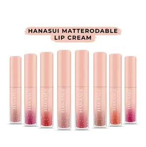 Hanasui Mattedorable Lip Cream bibir creamy lipcream  liquid  ombre  lipstick lipstik Lasting