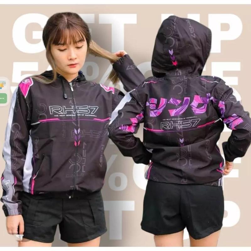 Hoodie Running RH57 Hitam Rainbow Fullprint - Shop | Tokopedia