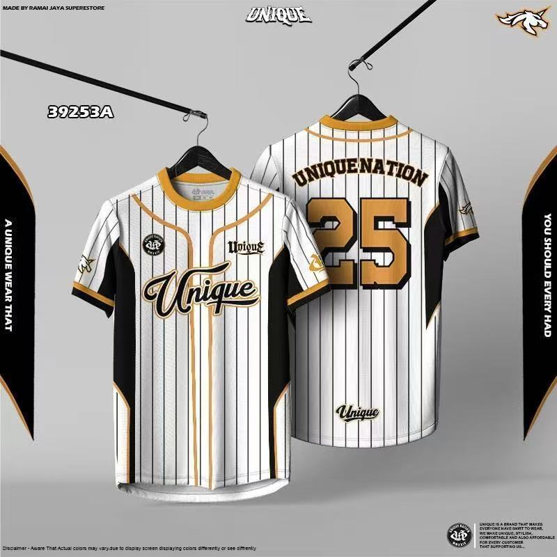 Jersey Pria Nomor 25 Motif Garis Retro Hasil Cetak 3D, Motif Menyeluruh, Pakaian Olahraga Fashion Kelas Atas.