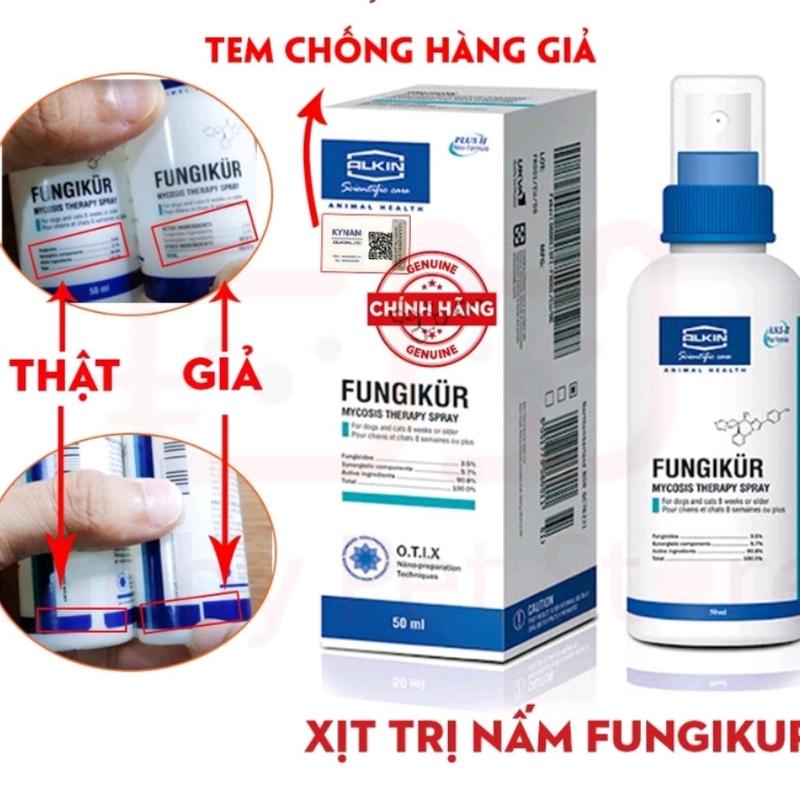 Fungikur - xịt trị nấm trên Chó Mèo