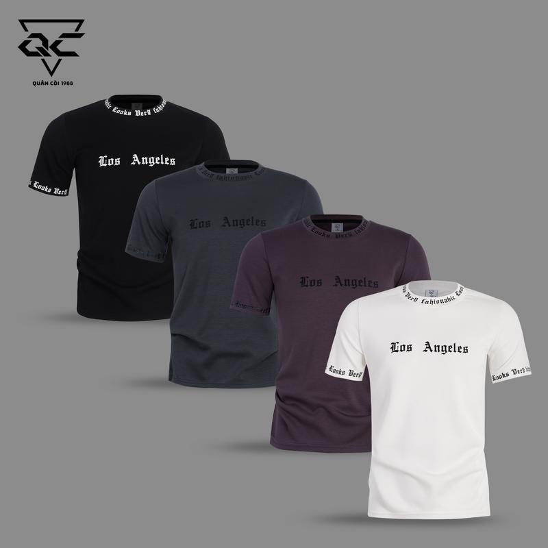 Áo thun cộc tay Nam ,Nữ At: 280 ( Quân còi 1988 ) chất vải cotton lạnh   họa tiết  in  Menswear Trắng Cổ Tròn