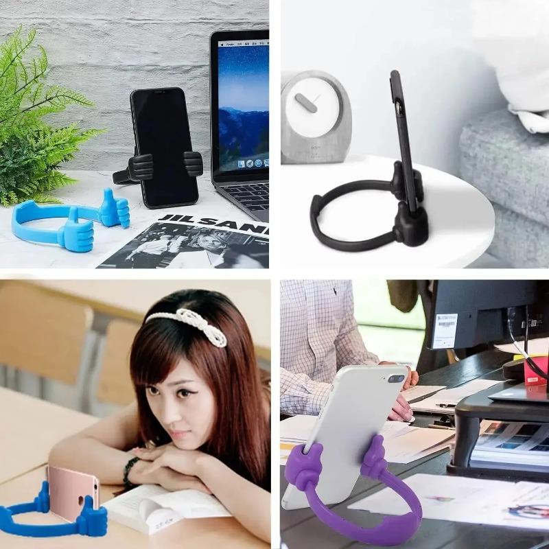 Portable Thumbs Up Giá đỡ điện thoại di động Bàn lười Máy tính bảng linh hoạt đa năng Giá đỡ điện thoại thông minh cho iPhone Samsung 2