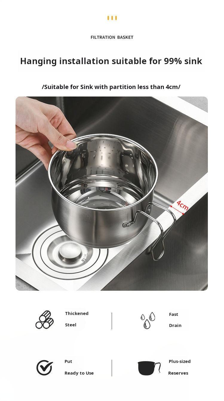 Product Introduction of Rổ Ráo Nước Treo, Dụng Cụ Tách Đa Năng, Để Rửa Rau Củ, Cho Bồn Rửa Nhà Bếp 5