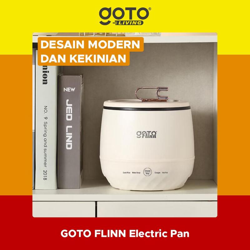 Goto [COD] Flinn Panci Listrik Elektrik 1.6L Fry Pan Penanak Nasi Serbaguna 7