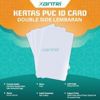 Gambar PVC ID Card bahan kartu identitas putih premium quality dari Xantri.id Kota Administrasi Jakarta Pusat 1 Tokopedia