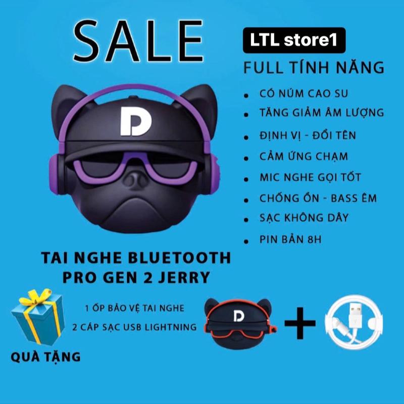 Tai nghe AP Pro Gen2 bản 8H  , tặng cáp sạc ,  Ốp hình 4D ,  bảo hành 6 tháng lỗi 1 đổi 1 iphone