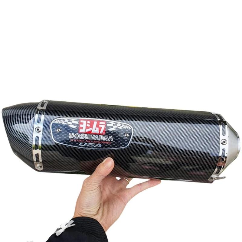 Pô Yoshimura R77 kèm cổ bầu 2 khúc inox 304 có tổ ong lắp xe exciter 150 155 winnner winnerx Cbr Gsx r15v3 R15v4 TFX