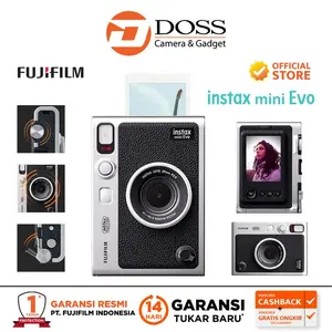 Fujifilm Instax Mini Evo Instant Film Camera - Black