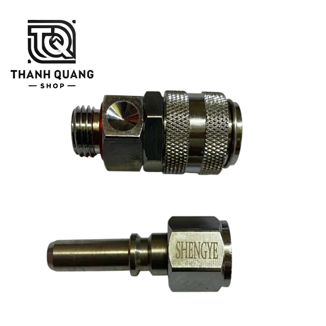 Nối Nhanh Gắn Dây Phun Xịt Áp Lực Và Đầu Phun Xịt  Tháo Lắp Nhanh Gọn Chống Xoắn Dây Hiệu SHENGYE béc