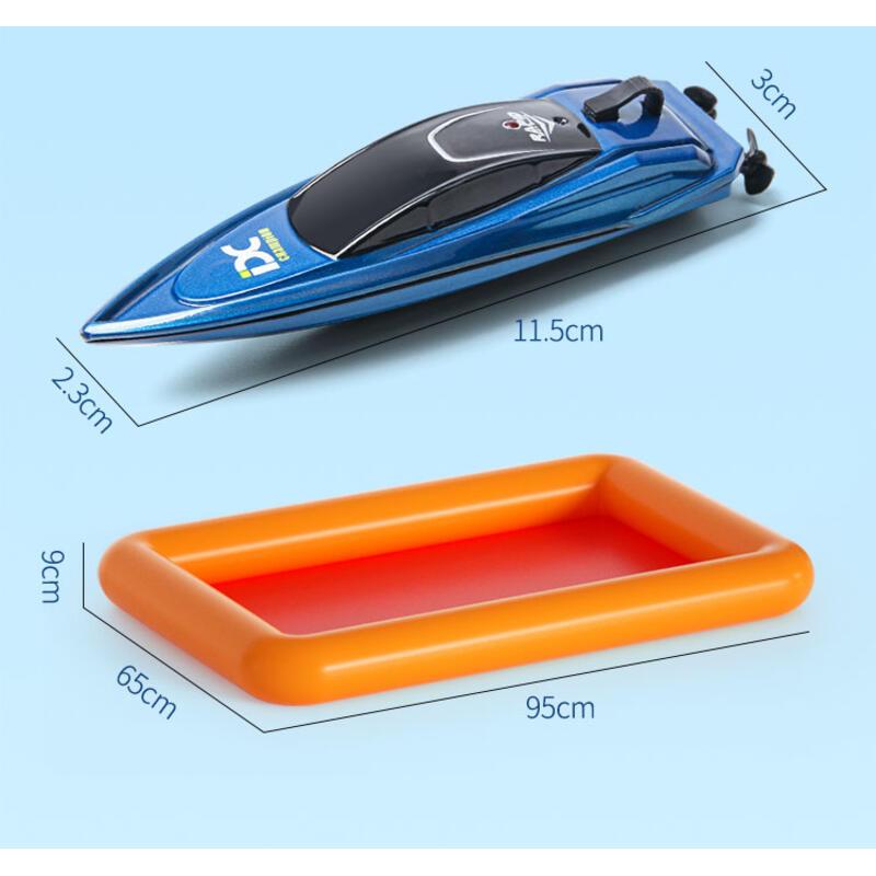 Product Introduction of RC Children's Mini Remote Control Boat Speedboat Summer Swimming High Speed Rowing Submarine Toys for Boys Children Gift 40