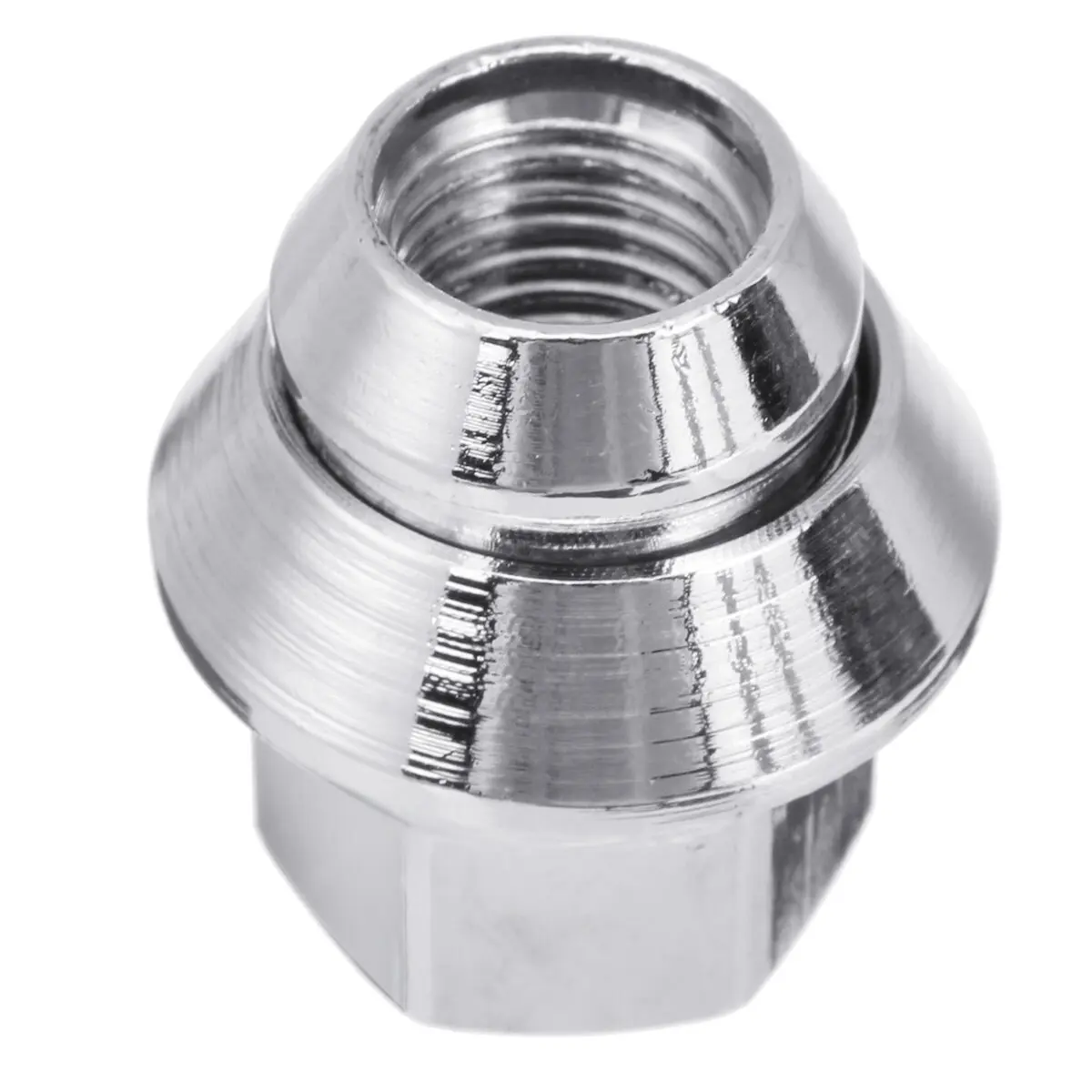 M12x1.5 REPLACEMENT WHEEL NUTS ALLOY 19MM FOR FORD C-MAX CORTINA FOCUS CHROME