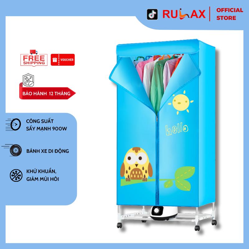 Tủ Sấy Quần Áo 2 Tầng Công Nghệ Diệt Khuẩn Đa Năng, Sấy Nhanh Khô Gọn Nhẹ Dễ Dàng Di Chuyển (Bảo Hành 12 Tháng) Máy Sấy