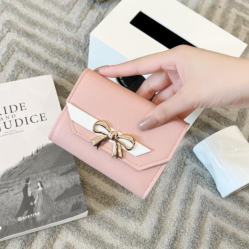 Product Introduction of Ví Nữ Hàn Quốc, Hàng Mới Về, Kiểu Dáng Ngắn Sang Trọng, Thiết Kế Gấp Ba Nhỏ Thích Hợp Đựng Tiền Xu, Có Ngăn Đựng Tiền Xu, 2024 Hình Chữ Nhật Wallet 16