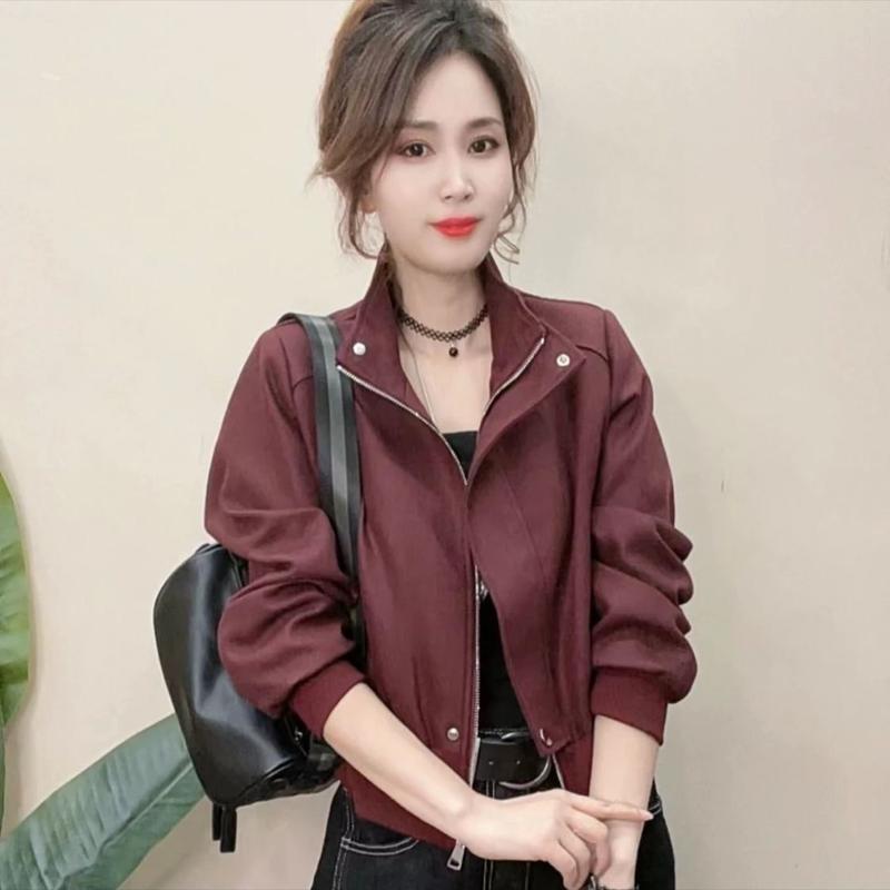 Product Introduction of Unique Super Nice Short Coat for Women 2024 New Top-Selling Product Fashion Western Style Youthful-Looking Beautiful Top Spring and Autumn Womenswear Jackets Lingerie Comfort Outerwear Basic Casual Longsleeve Minimalist 5