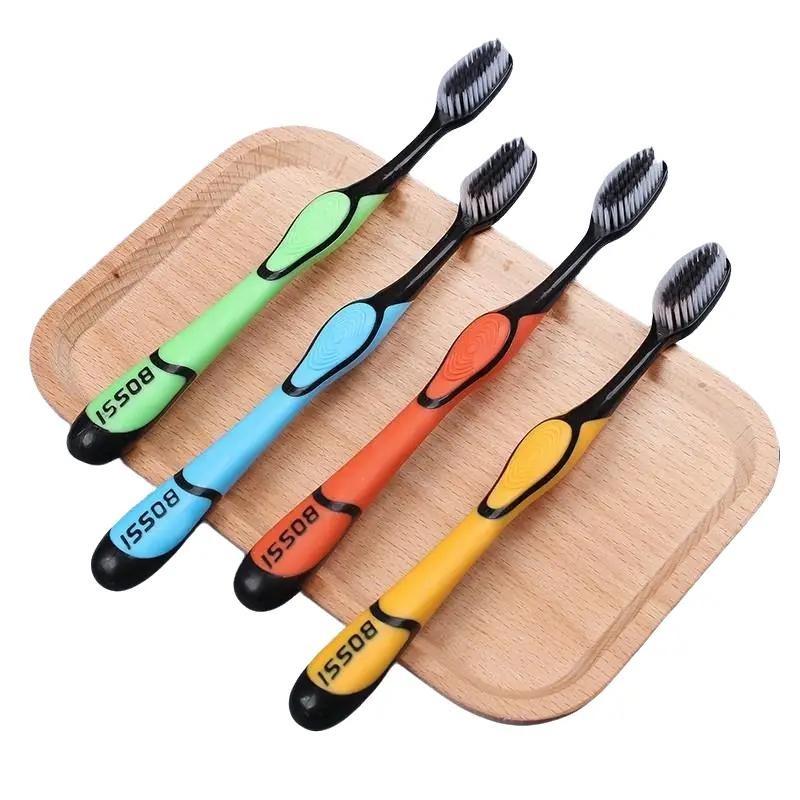 Bàn chải đánh răng than che hoạt tính hàn quốc Bossi 921 Hàn Quốc - COMBO 10 CÁI Bàn Chải Đánh Răng Than Tre Hoạt Tính