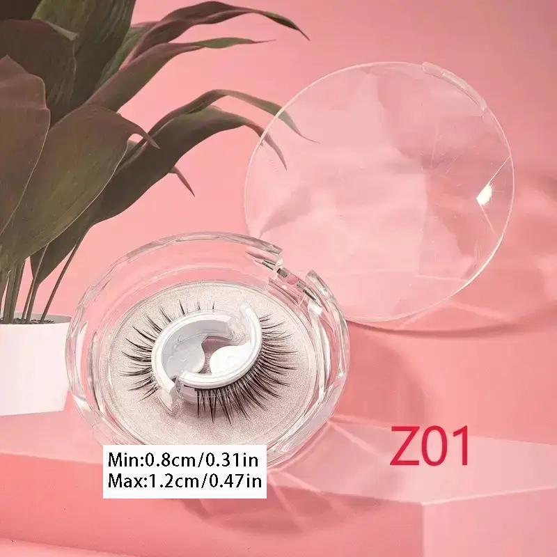 Product Introduction of DIY Reusable Self-adhesive Eyelashes, 1 Pair Natural Fluffy Waterproof Cluster Fake Lashes for Lashes Extensions, False Lashes for Women Eye Makeup Enhancement 15