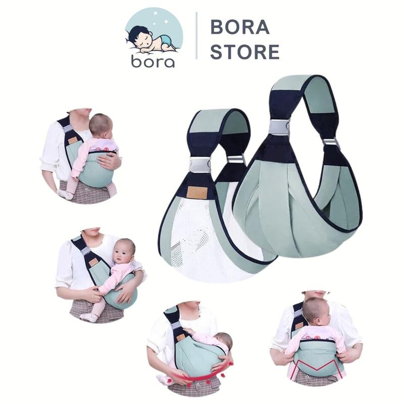 Địu vải cho bé dạng lưới thông thoáng cho bé từ 0 - 18 tháng