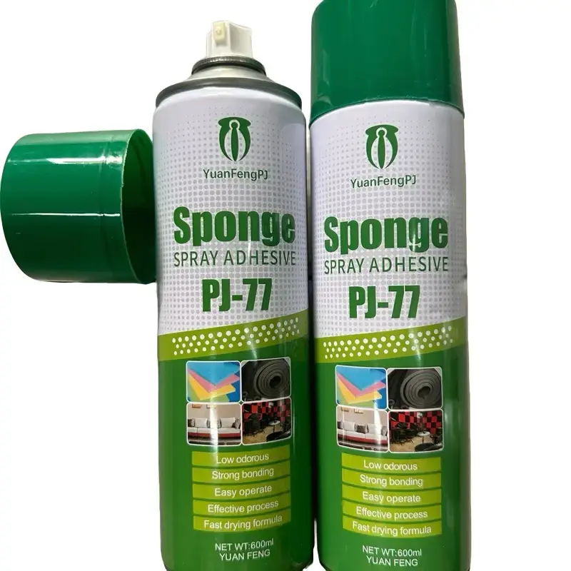 Combo 2 chai keo xịt đa năng PJ - 77, dung tích 600ml/chai, dán mút xốp, thảm trải sàn, giấy dán tường.