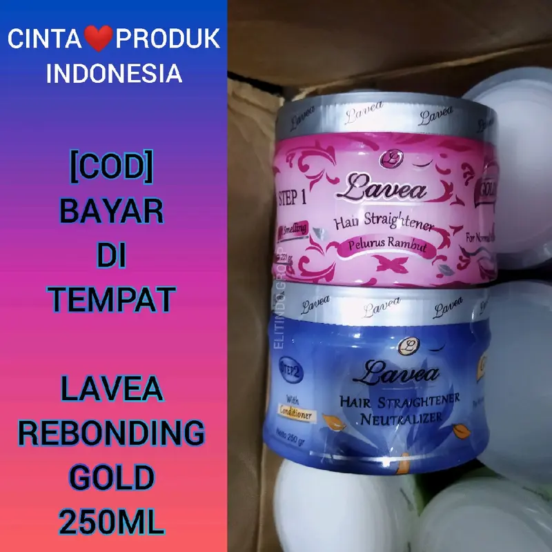 [1SET] PELURUS RAMBUT/LAVEA GOLD/REBONDING LAVEA/SMOOTHING LAVEA/250ML 0