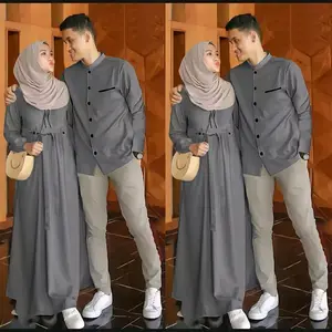 couple emon bahan SYAKILA terbaru Pasangan Polos Muslim