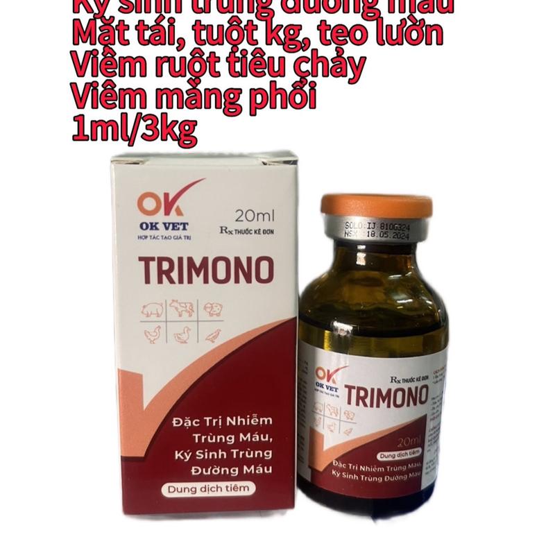 Trimono kst đường máu 20ml viêm ruột viêm phổi thuốc bổ dinh dưỡng thú cưng