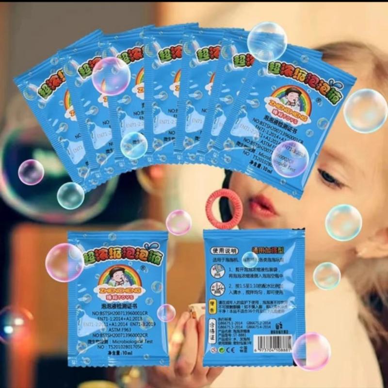 Combo 100 túi 10ml nước tạo bong bóng xà phòng nước thổi bong bóng xà phòng