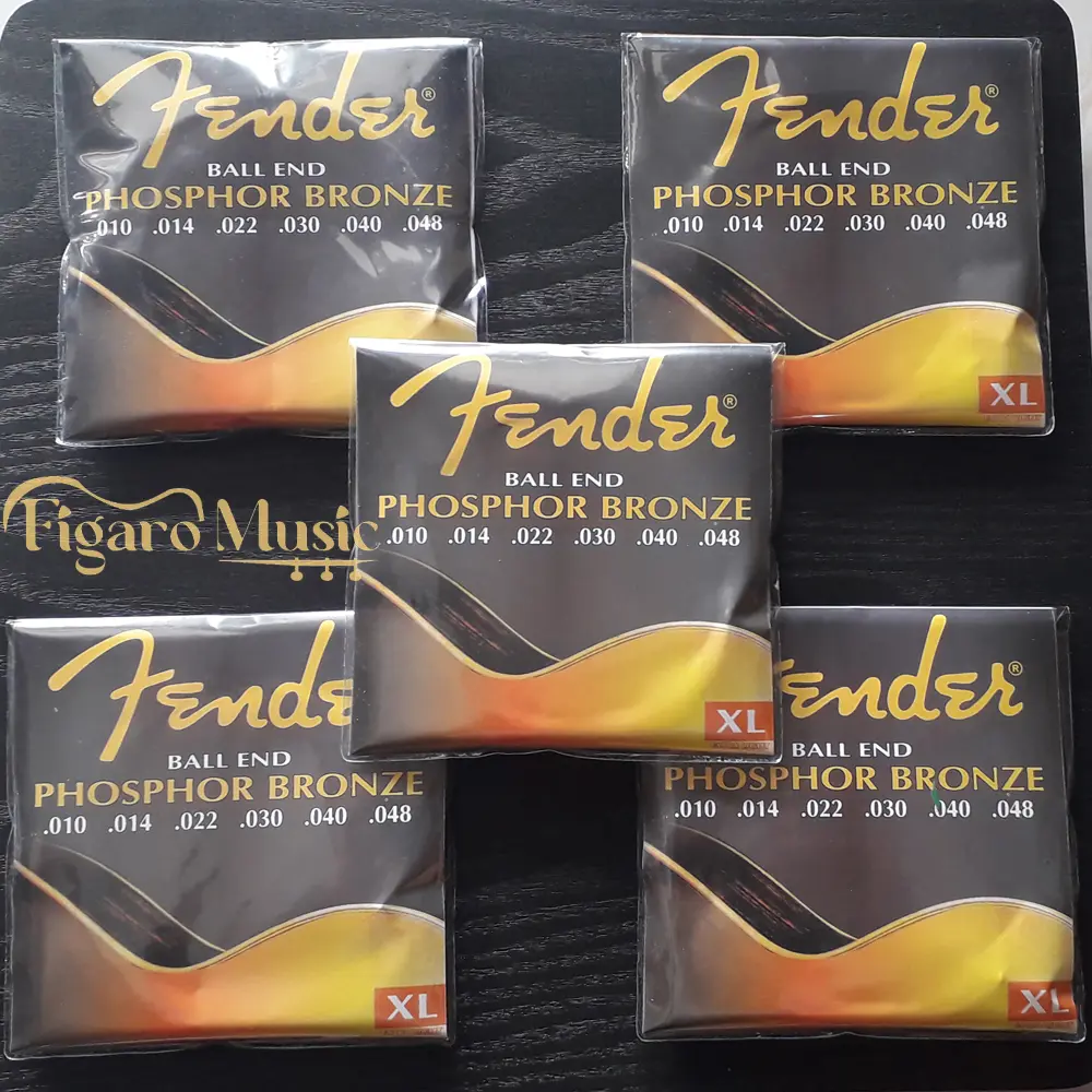 Senar Gitar Akustik/Elektrik Merk FENDER .010 - .048 - 1 Set