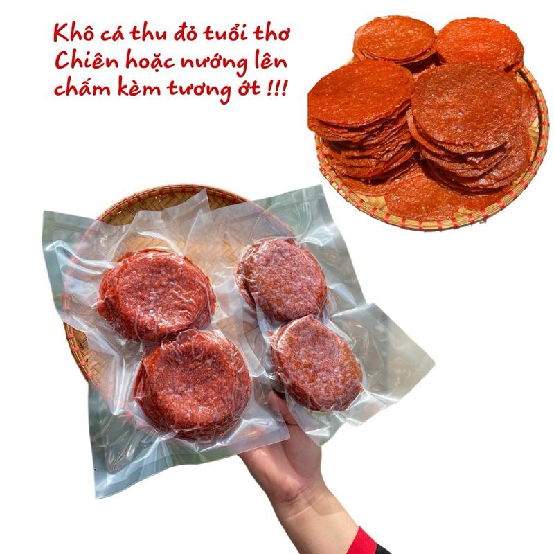 1KG KHÔ CÁ THU ĐỎ TUỔI THƠ ĂN VẶT NGON TIỆM CÔ 7