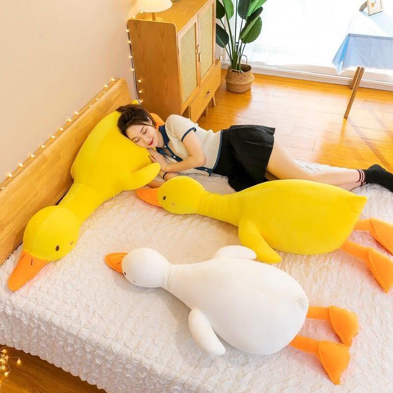 GẤU BÔNG CON VỊT TRẦM CẢM, gối ôm con vịt trầm cảm, thú nhồi bông con vịt trầm cảm khổ vải m7 siêu to khổng lồThú Nhồi Bông Thú Bông Đồ Chơi Toy