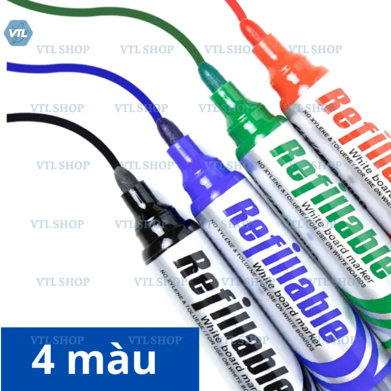 Bút lông viết bảng nhấn G206D - Bút lông viết bảng trắng xóa được dễ dàng - Bút viết bảng VTL Shop 0