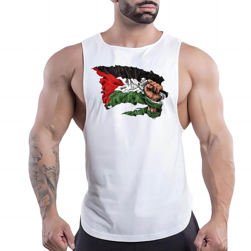 Product Introduction of Breathable Vest Men's Clothing Personality Fashion Casual Summer F Outdoor Basketball Print Sports Sleeveless Shirt Quick Dry 6