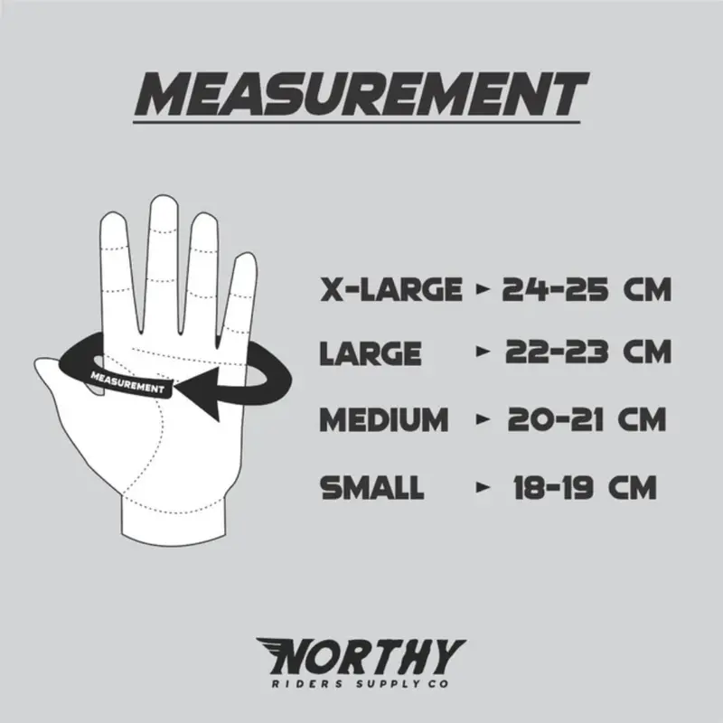 Northy Glory Leather Gloves-Sarung Tangan Motor Kulit 7