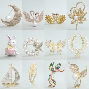 BROS PIN FASHION WANITA MODEL INVISIBLE TANPA KANCING DAPAT DILEPAS / TUSPIN FASHION PEREMPUAN