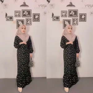 Kartika.id - Korean Dress // Dress Duyung // Busui Frendly// Tali Pimggang Bunga