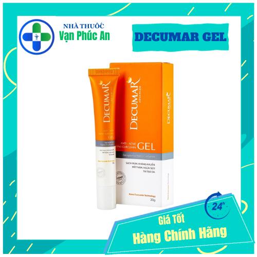 Kem Nghệ DECUMAR Gel [Tuýp 20g] Giúp Ngừa Mụn, Làm Mờ Sẹo, Vết Thâm, Giúp Da Mịn Màng, Tươi Tắn