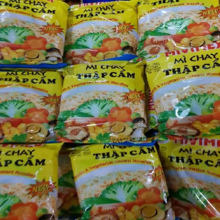 1Thùng Mì Chay Thập Cẩm Mivimex (65g* Thùng 30gói) - Mì Chay