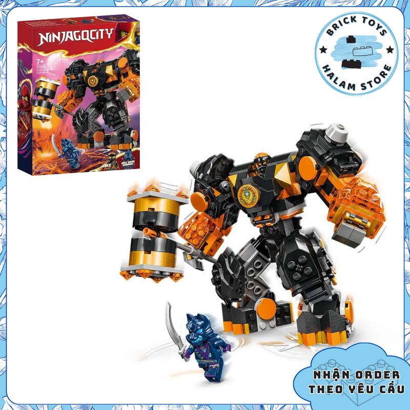[NINJAGOCITY] Đồ chơi lắp ráp Ninjago Dragons Rising 2 mã 11806 9206 - Mô hình Cole Elemental Mech