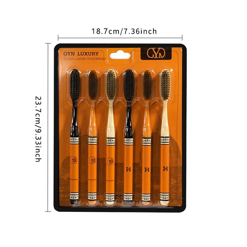 Toothbrush Set, 12pcs/set Soft Bristles Toothbrush with Extended Brush Head, Oral Care Tool for Adults, Daily Oral Care Products 1