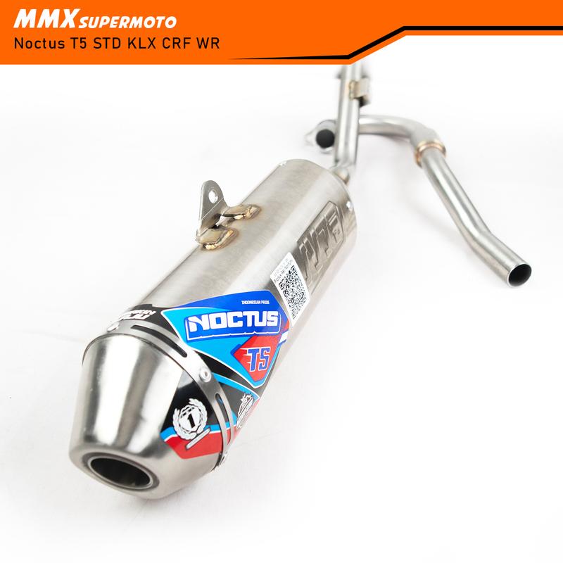 NORIFUMI NOCTUS T5 & T4 Original Knalpot CRF 150 KLX 150 WR 155 Type STD & Bore Up Full Stainless Suara Ngebas Adem 4
