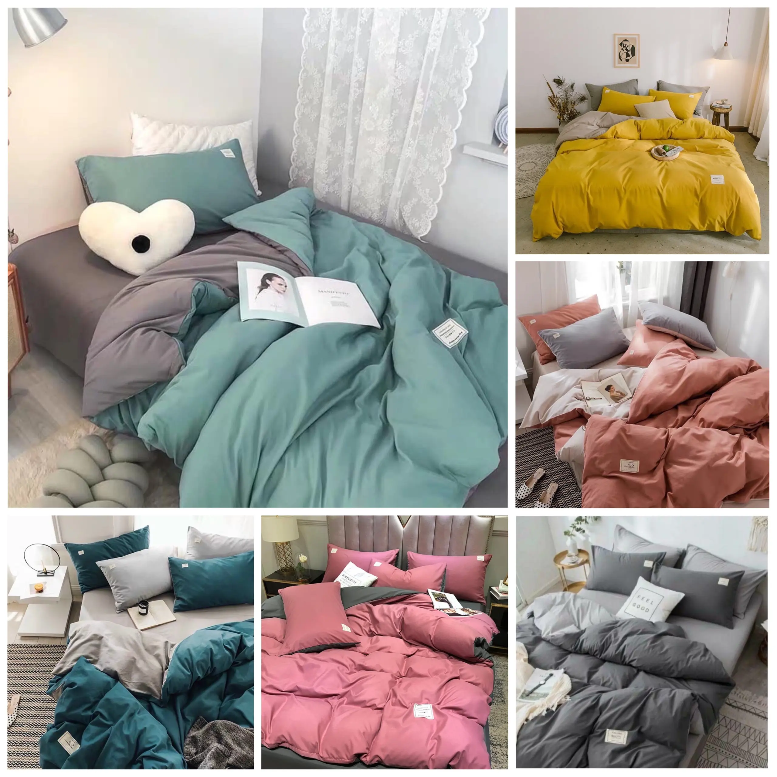 Bộ Chăn Ga Gối Cotton Tici cao cấp, ga giường bo chun đủ kích thước theo yêu cầu (không kèm ruột)