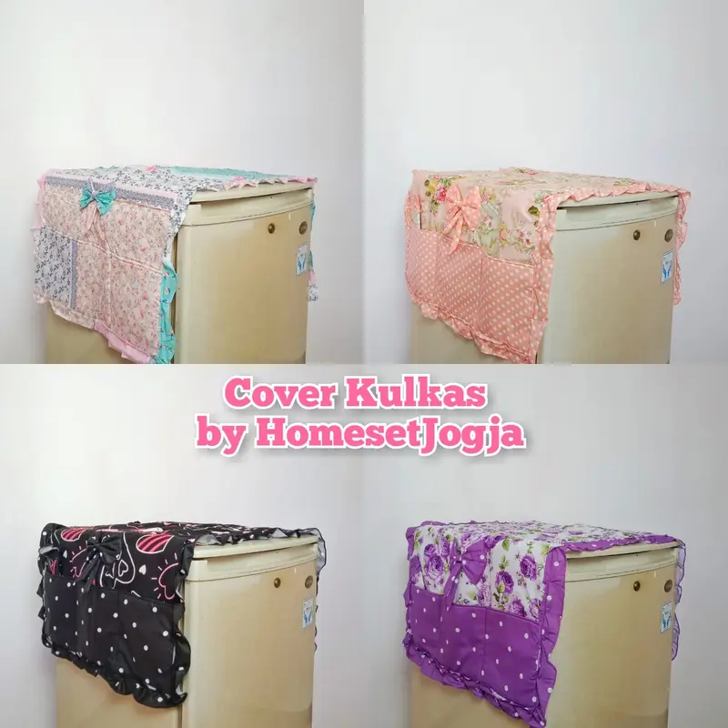 Taplak Kulkas Cover Kulkas Sarung Kulkas Cantik 3