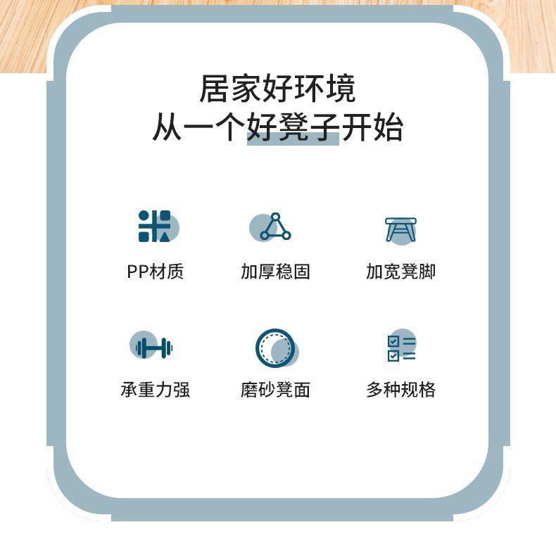 Product Introduction of Multifunctional Plastic Stool for Children at Home 2