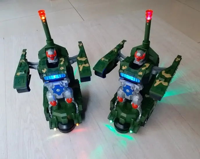 MAINAN MOBIL ROBOT COMBAT WAR TANK DEFORMATION MILITARY WAR TANK BESAR 1