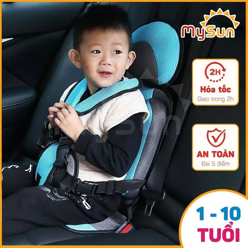  Ghế ngồi ô tô trẻ em giá rẻ có đai an toàn xe hơi cho bé 1 2 3 4 5  đi oto 
